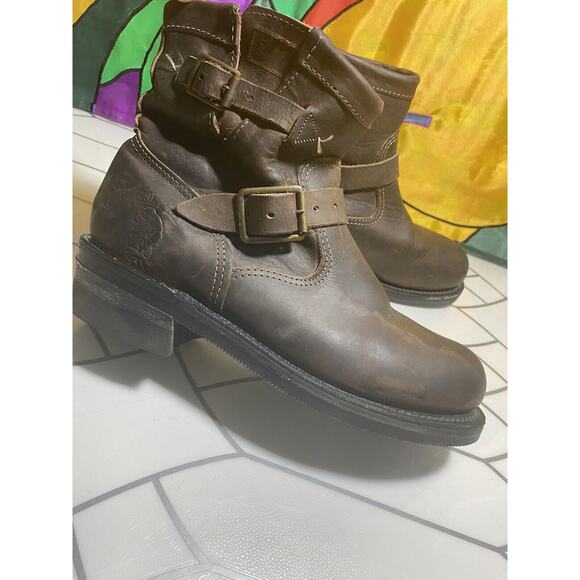 Chippewa Women's Steel Toe Insulated Logger Work Boot Size 6 B Brown - Picture 8 of 11